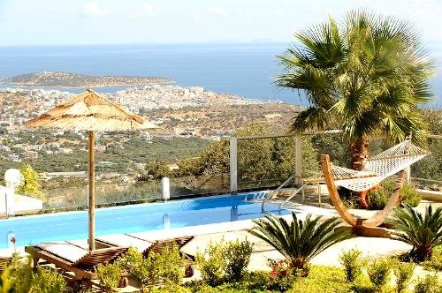 Греция Остров Крит Красивая вилла с панорамным видом Недвижимость о Крит (Греция)  города 4 km  Расст
