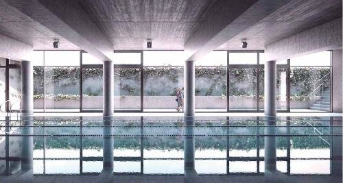 Испания Бенидорм-Финестрат Участок под строительство отеля, для инвесторов Недвижимость Валенсия (Испания)   Отель будет иметь SPA-центр со всеми видами саун, спорт залом и 2 бассейнами