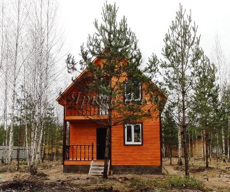 Новый уютный домик с балконом, септиком и электричеством, в сосновом лесу, рядом с рекой Вексой Недвижимость Москва (Россия) Уникальное предложение