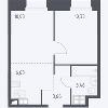 Продам квартиру в Дудкино по адресу Цветочная ул, 1к1, площадь 34.12 кв.м.